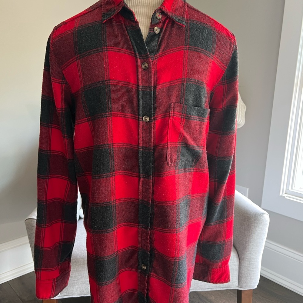 American Eagle Outfitters Womens Flannel Shirt